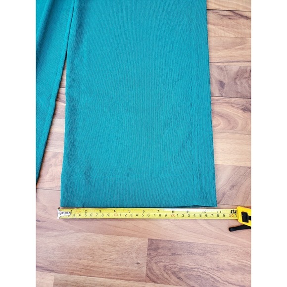Nwt Athleta Women's Echo‎ Wide Crop Pants Emerald Green Size 10 - Picture 3 of 10